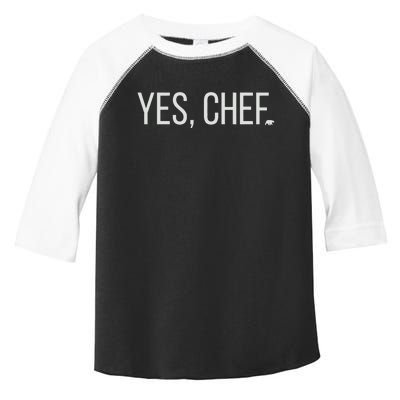 Yes Chef Foodie Carmy The Bear Toddler Fine Jersey T-Shirt