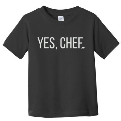 Yes Chef Foodie Carmy The Bear Toddler T-Shirt