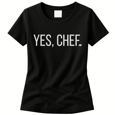 Yes Chef Foodie Carmy The Bear Womens T-Shirt