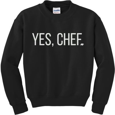 Yes Chef Foodie Carmy The Bear Kids Sweatshirt