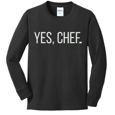 Yes Chef Foodie Carmy The Bear Kids Long Sleeve Shirt