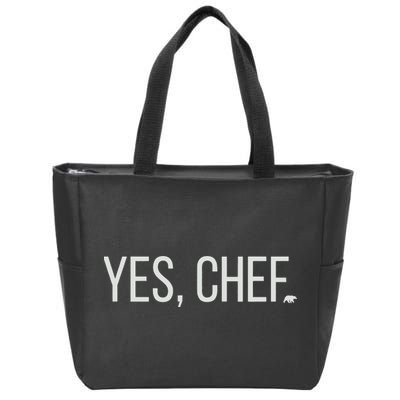 Yes Chef Foodie Carmy The Bear Zip Tote Bag