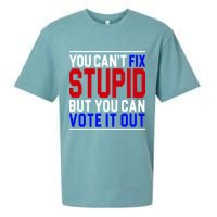 You Can't Fix Stupid But You Can Vote It Out Sueded Cloud Jersey T-Shirt