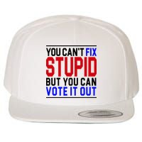 You Can't Fix Stupid But You Can Vote It Out Wool Snapback Cap