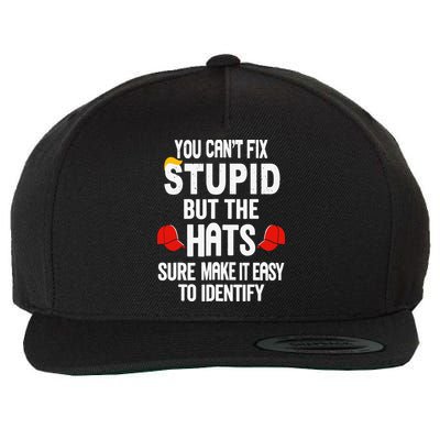 You Can’T Fix Stupid But The Hats Make It Easy To Identify Wool Snapback Cap