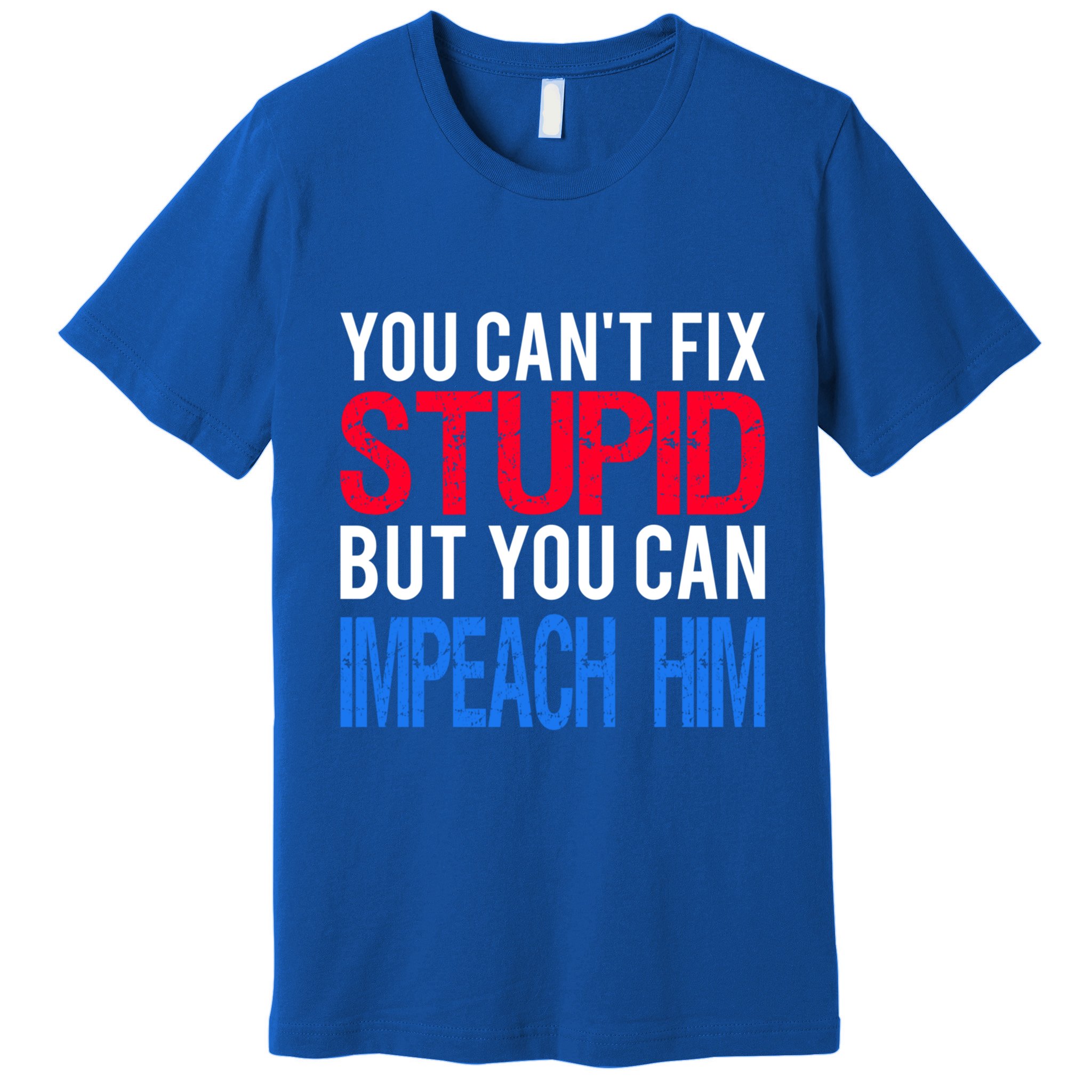 You CanT Fix Stupid But You Can Impeach Trump Anti Trump Gift Premium T-Shirt