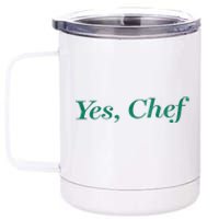 Yes Chef Funny 12 oz Stainless Steel Tumbler Cup