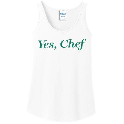 Yes Chef Funny Ladies Essential Tank