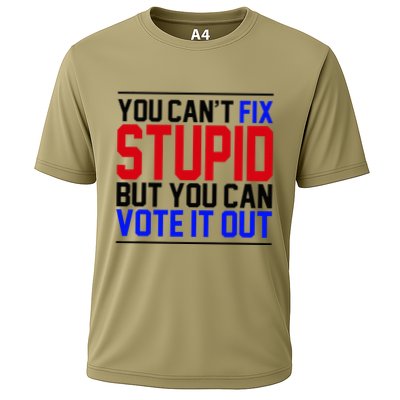 You CanT Fix Stupid But You Can Vote It Out Cooling Performance Crew T-Shirt
