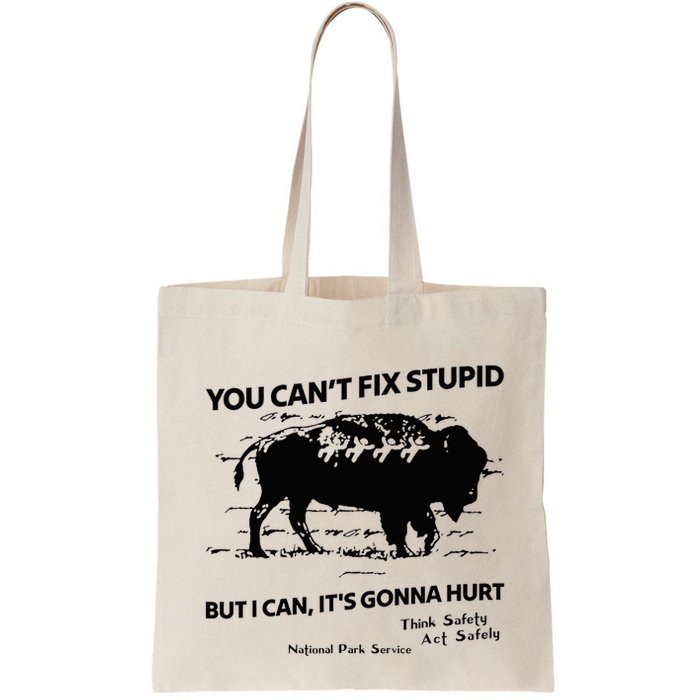 You Can’T Fix Stupid But I Can ItS Gonna Hurt Funny Quote Bag