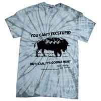 You Can’T Fix Stupid But I Can ItS Gonna Hurt Funny Quote Tie-Dye T-Shirt