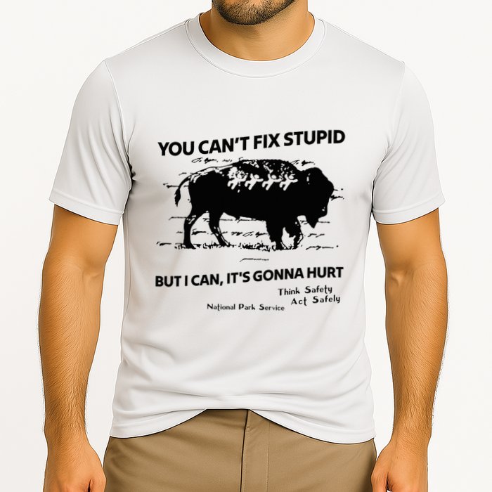 You Can’T Fix Stupid But I Can ItS Gonna Hurt Funny Quote Performance Shirt