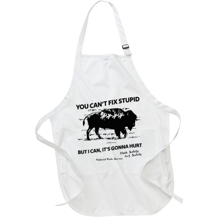 You Can’T Fix Stupid But I Can ItS Gonna Hurt Funny Quote Apron