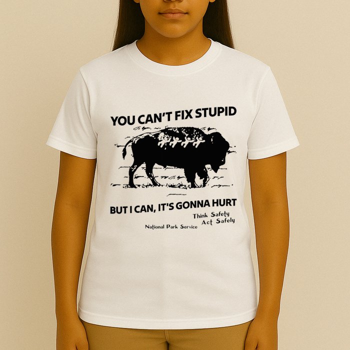 You Can’T Fix Stupid But I Can ItS Gonna Hurt Funny Quote T-Shirt