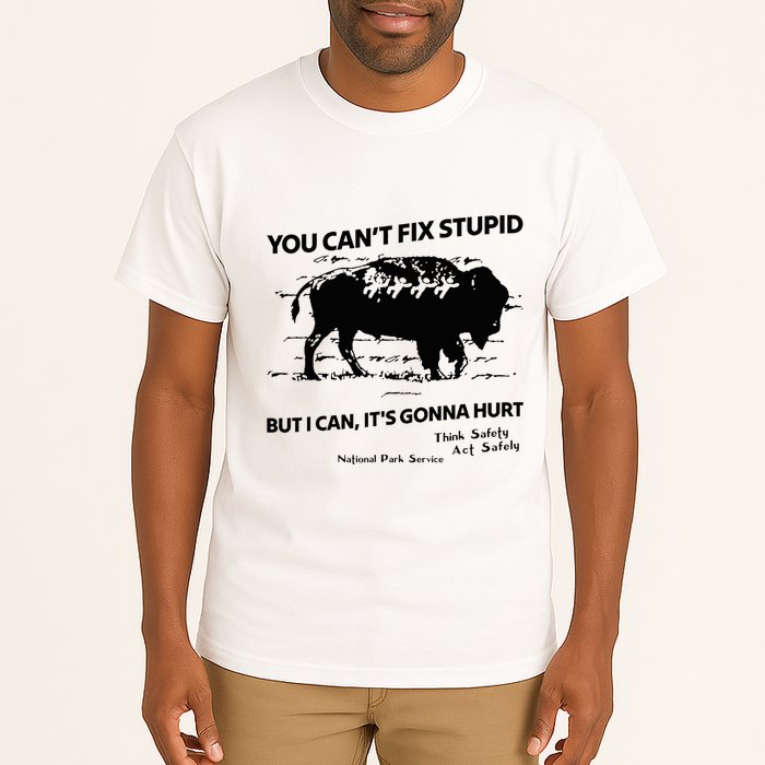 You Can’T Fix Stupid But I Can ItS Gonna Hurt Funny Quote Tall T-Shirt