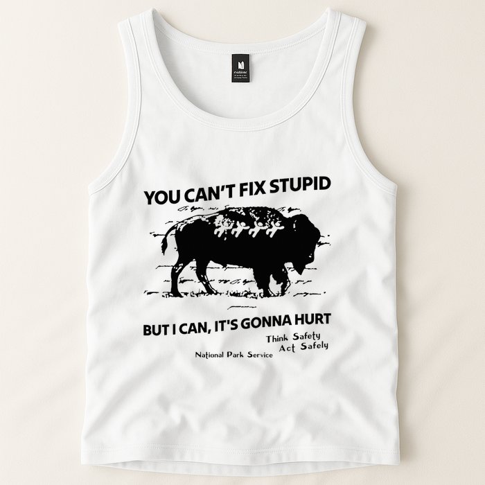 You Can’T Fix Stupid But I Can ItS Gonna Hurt Funny Quote Tank Top