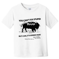 You Can’T Fix Stupid But I Can ItS Gonna Hurt Funny Quote Toddler T-Shirt