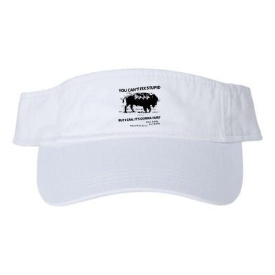 You Can’T Fix Stupid But I Can ItS Gonna Hurt Funny Quote Visor