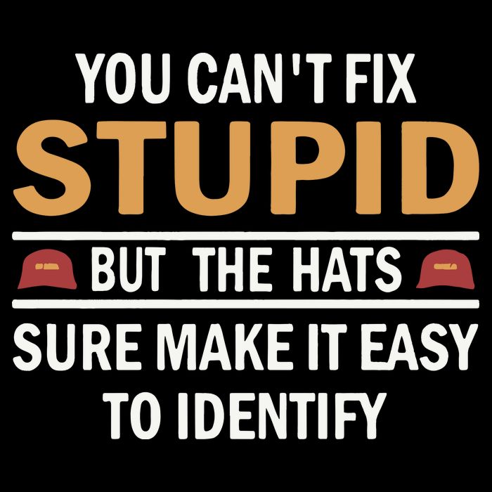 You Can’T Fix Stupid But The Hats Sure Make It Easy To Identify Wool Snapback Cap