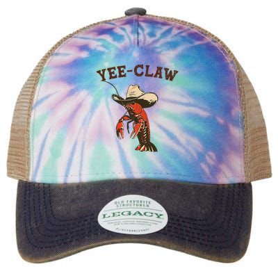 Yee Claw! Funny Crawfish Cajun Seafood Festival Legacy Tie Dye Trucker Hat