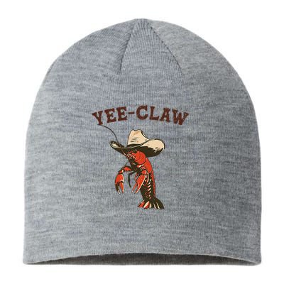 Yee Claw! Funny Crawfish Cajun Seafood Festival Sustainable Beanie