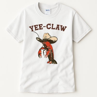 Yee Claw! Funny Crawfish Cajun Seafood Festival Tall T-Shirt