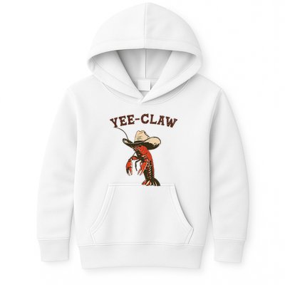 Yee Claw! Funny Crawfish Cajun Seafood Festival Kids Hoodie