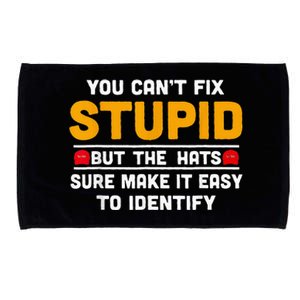 You CanT Fix Stupid But The Hats Make It Easy To Identify Microfiber Hand Towel