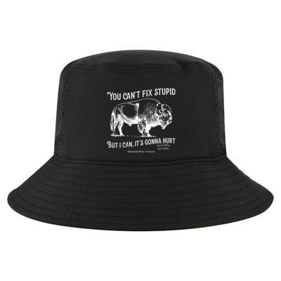 You CanT Fix Stupid But I Can ItS Gonna Hurt Think Safety Cool Comfort Performance Bucket Hat