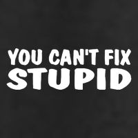 You CanT Fix Stupid Golf Towel