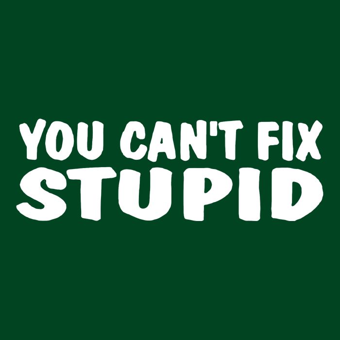 You CanT Fix Stupid Sweatshirt