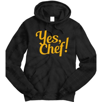 Yes Chef Funny Novelty Tie Dye Hoodie