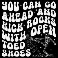 You Can Go Ahead And Kick Rocks With Open Toed Funny Backpack