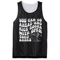 You Can Go Ahead And Kick Rocks With Open Toed Funny Mesh Reversible Basketball Jersey Tank