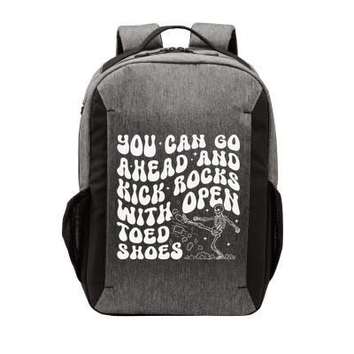 You Can Go Ahead And Kick Rocks With Open Toed Funny Vector Backpack
