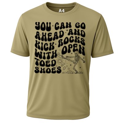You Can Go Ahead And Kick Rocks With Open Toed Funny Cooling Performance Crew T-Shirt