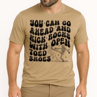 You Can Go Ahead And Kick Rocks With Open Toed Funny Cooling Performance Crew T-Shirt