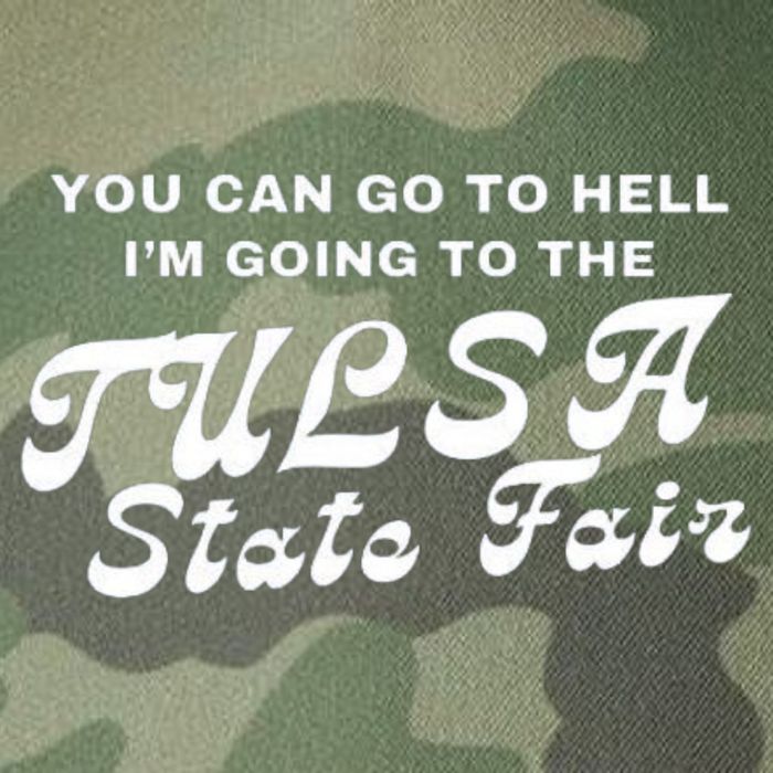 You Can Go To Hell I'm Going To The Tulsa State Fair Legacy Tie Dye Trucker Hat