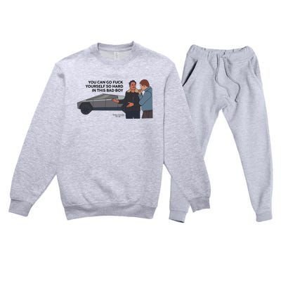 You Can Go Fuck Yourself So Hard In This Bad Boy Premium Crewneck Sweatsuit Set