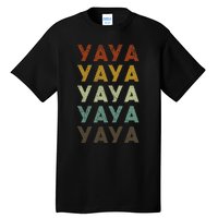 Yaya Cute Grandma Gift Grandmother Tall T-Shirt