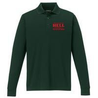 YOU CAN GO TO HELL IM GOING TO TOYOTATHON Performance Long Sleeve Polo