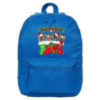 Yorkie Christmas Gift Stocking Dog Lover Xmas Gift 16 in Basic Backpack
