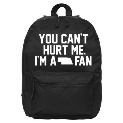 You CanT Hurt Me IM A Fan 16 in Basic Backpack