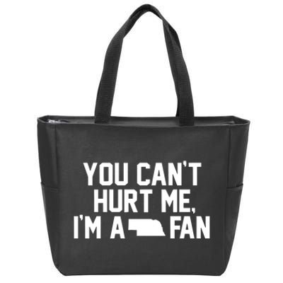 You CanT Hurt Me IM A Fan Zip Tote Bag