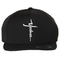 Yeshua Cross Hebrew Name Of Jesus Christian Worship Wool Snapback Cap
