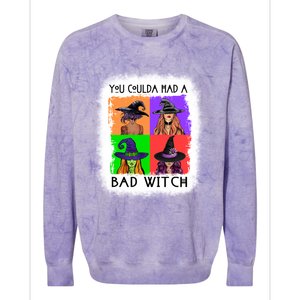 You Coulda Had A Bad Witch Halloween Basic Witch Lover Funny Cool Gift Colorblast Crewneck Sweatshirt