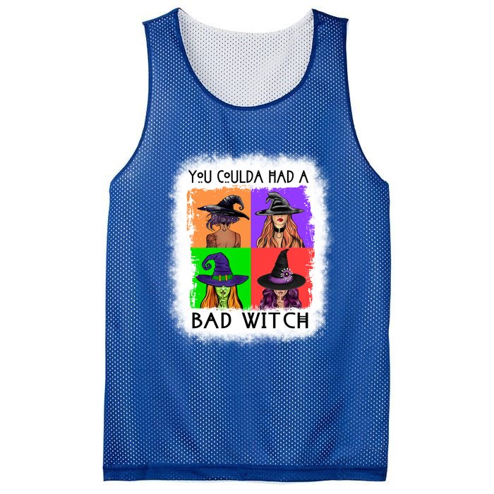 You Coulda Had A Bad Witch Halloween Basic Witch Lover Funny Cool Gift Mesh Reversible Basketball Jersey Tank