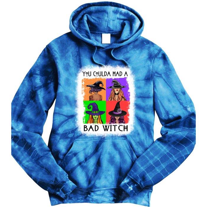 You Coulda Had A Bad Witch Halloween Basic Witch Lover Funny Cool Gift Tie Dye Hoodie