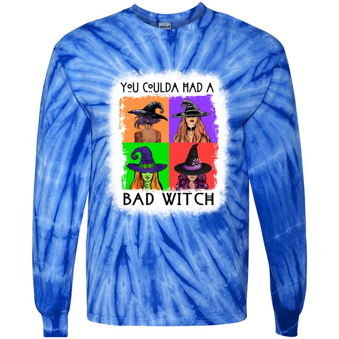 You Coulda Had A Bad Witch Halloween Basic Witch Lover Funny Cool Gift Tie-Dye Long Sleeve Shirt