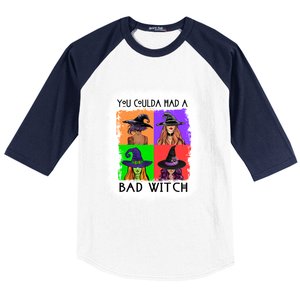 You Coulda Had A Bad Witch Halloween Basic Witch Lover Funny Cool Gift Baseball Sleeve Shirt